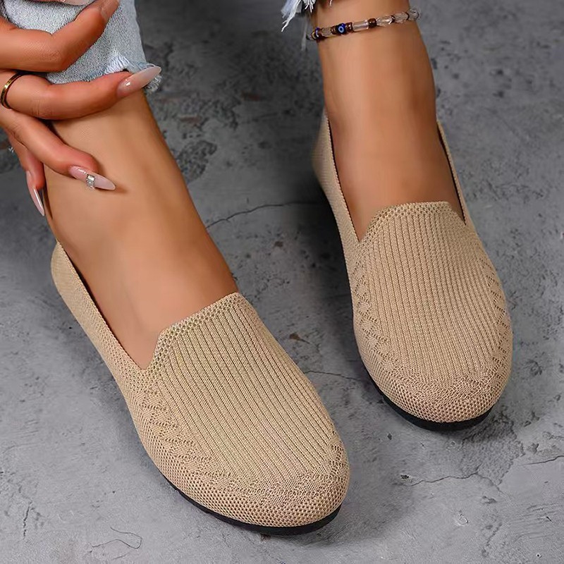Formal Wear Women'S Loafers - Sepatu Rajut Wanita Ringan Anti Selip
