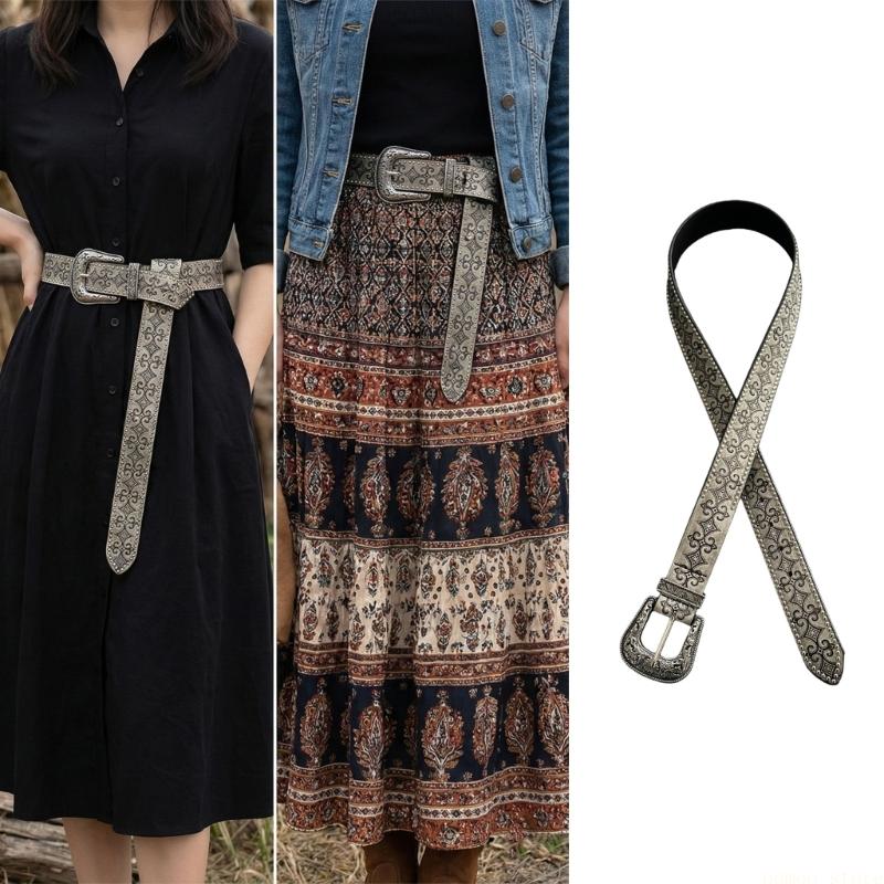 31BF Sabuk Retro Klasik Fitur  - Women Formal Wear Western ulasan dan harga