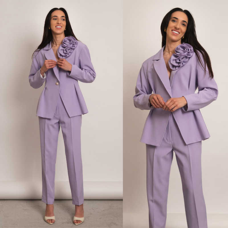 Setelan Jas Wanita Peplum Berw - Women Formal Wear For Conference ulasan dan harga
