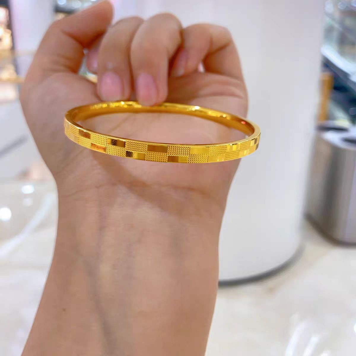 Gelang Emas 24K Wanita Serbagu - Women Formal Wear Look ulasan dan harga