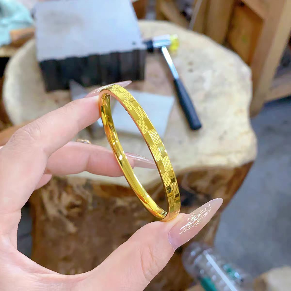 Gelang Emas 24K Wanita Serbagu - Women Formal Wear Look ulasan dan harga