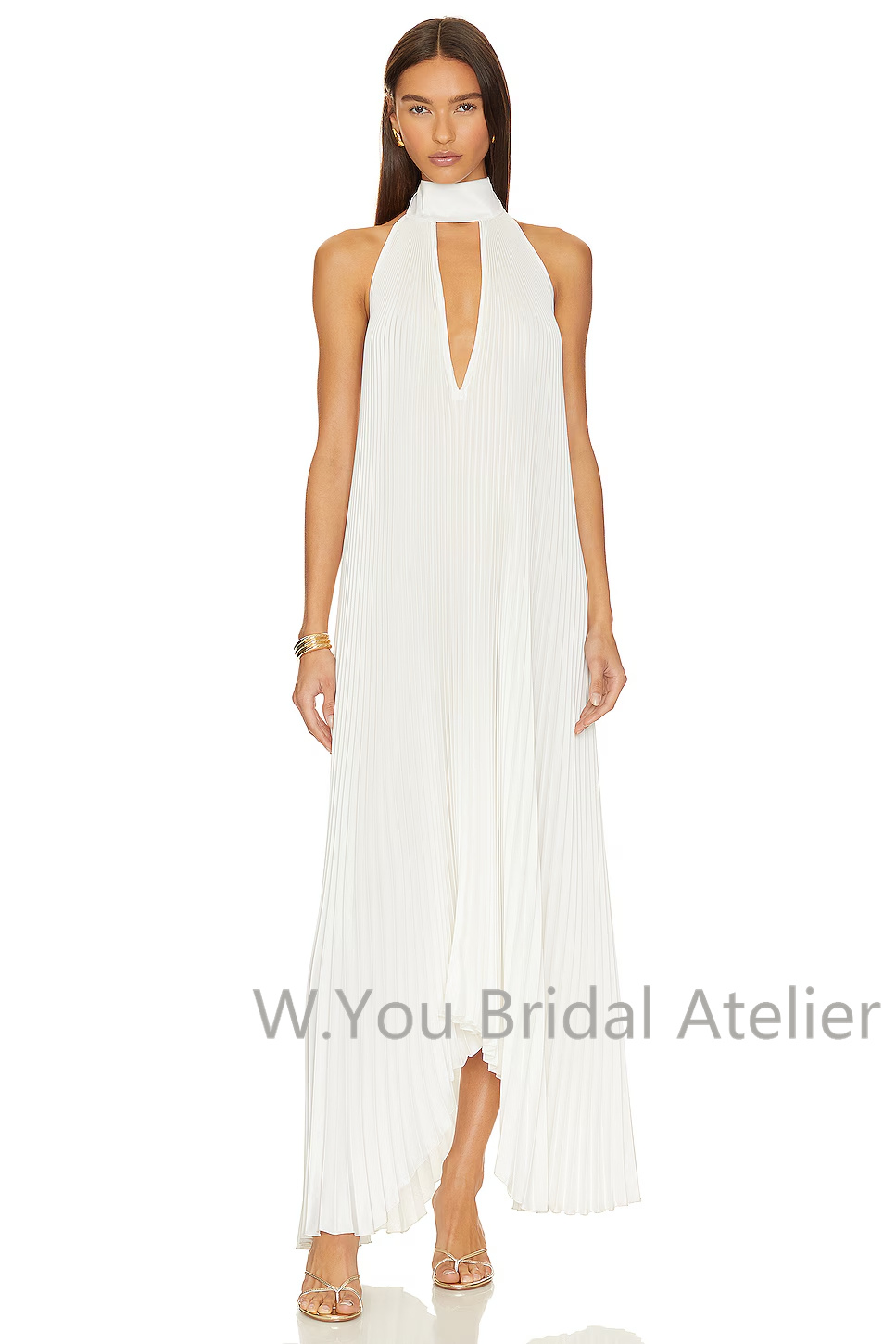 Gaun Malam Kerah V Dalam denga - Women'S Formal Wear For A Wedding Guest ulasan dan harga