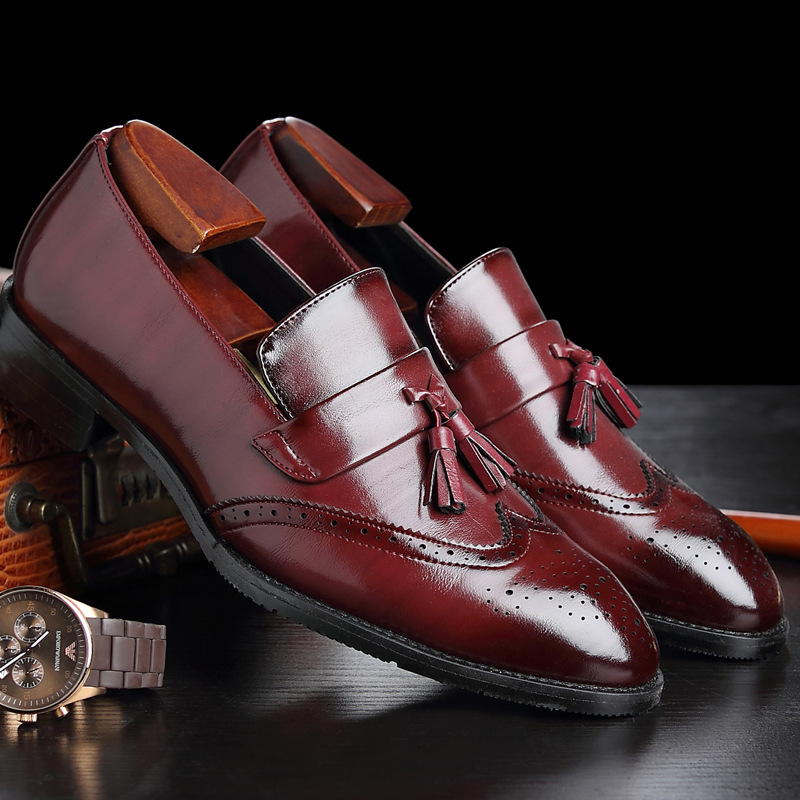Sepatu Loafer Kulit Pria Klasi - Formal Wear Women'S Loafers ulasan dan harga