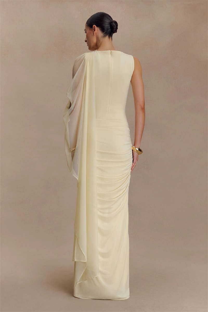 Gaun Prom Wanita Kuning dengan - Women'S Holiday Formal Wear ulasan dan harga