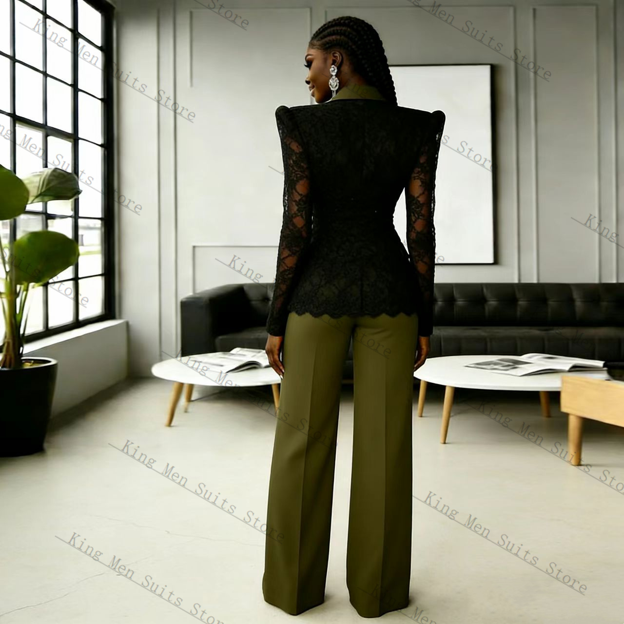 Set Setelan Wanita Renda Hitam - Women'S Formal Wear For A Wedding Guest ulasan dan harga