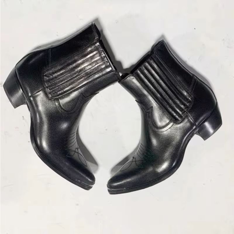 Sepatu Bot Chelsea Kulit Hitam - Women Formal Wear Western ulasan dan harga