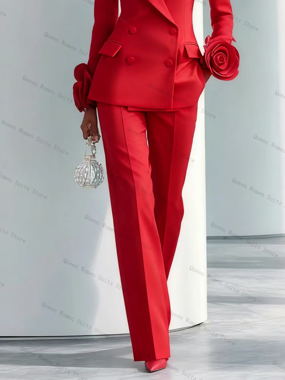 Setelan Jas Wanita Merah Mewah - Women'S Formal Wear For A Wedding Guest ulasan dan harga