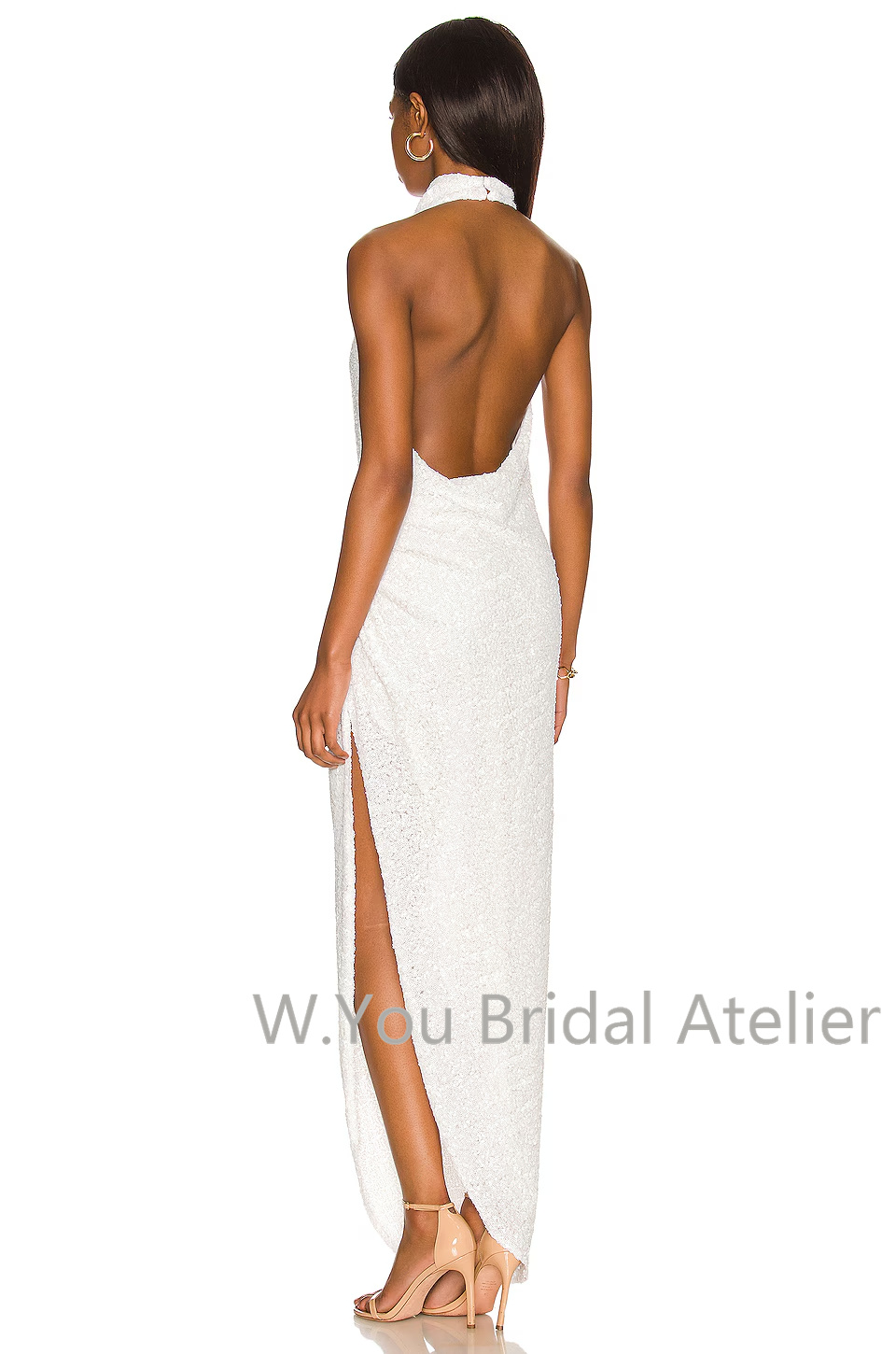 Gaun Malam dengan Kerah Halter - Women'S Formal Wear For A Wedding Guest ulasan dan harga