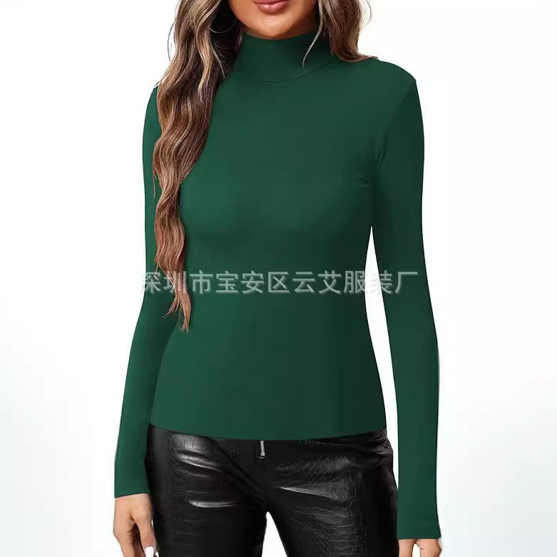 Kaos Rajut Turtleneck Warna So - Turtleneck Bodysuit Office ulasan dan harga