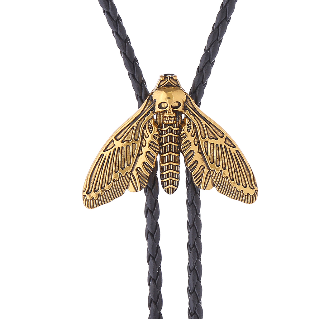 Fashion Animal Moth Bolo Tie - - Women Formal Wear Western ulasan dan harga
