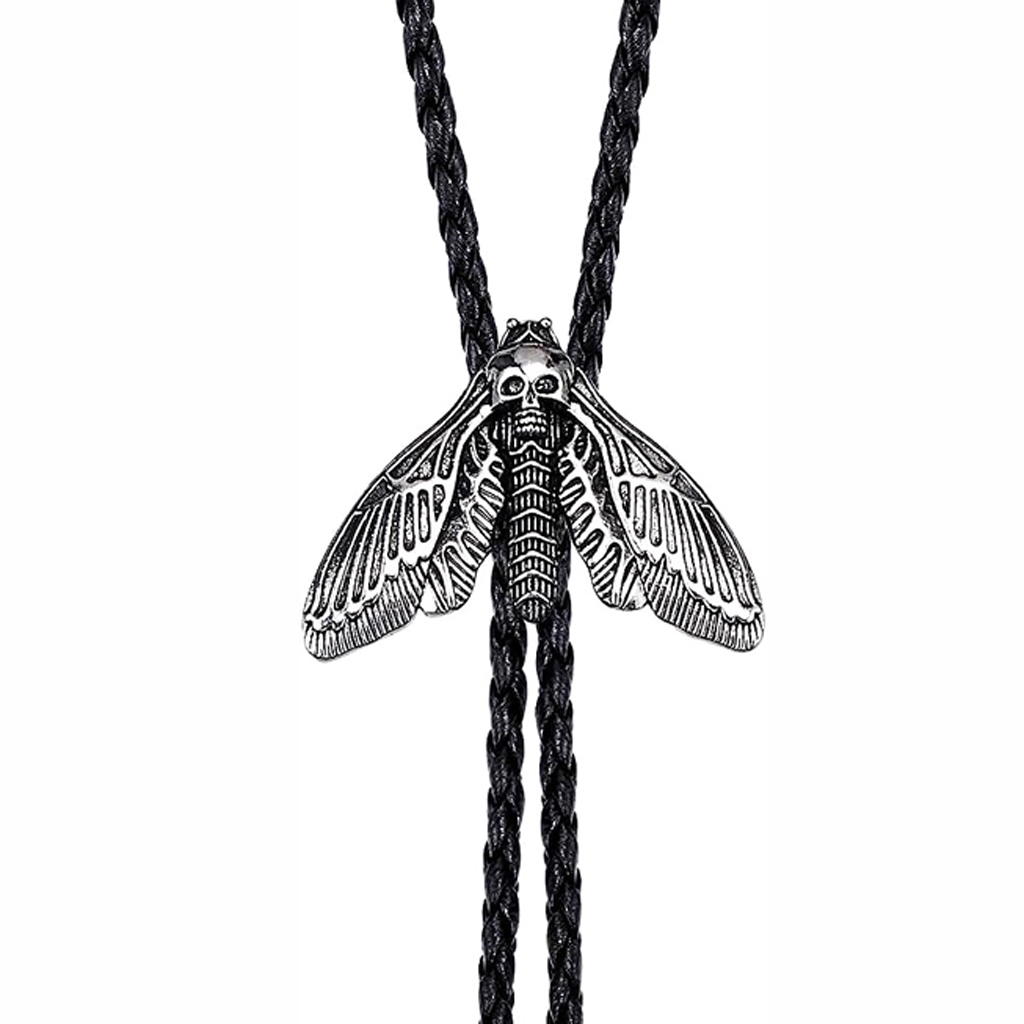 Fashion Animal Moth Bolo Tie - - Women Formal Wear Western ulasan dan harga
